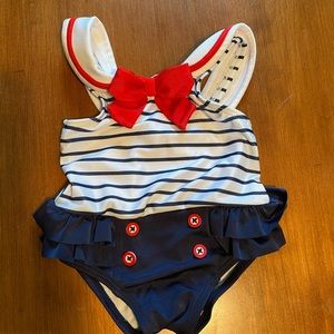 Gymboree Red, White & Blue Nautical Swimsuit